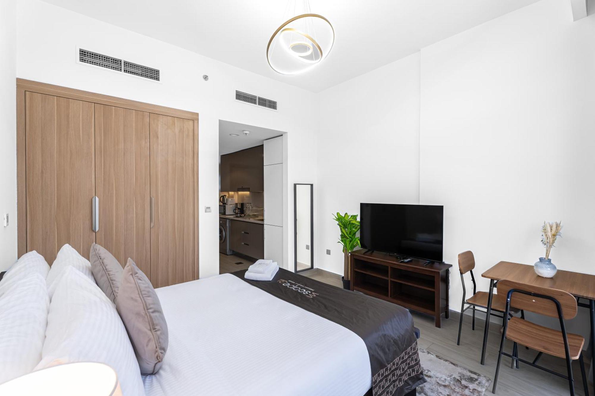 Escape24 Stylish Studio Azizi Riviera 8 Meydan One Дубай Екстериор снимка