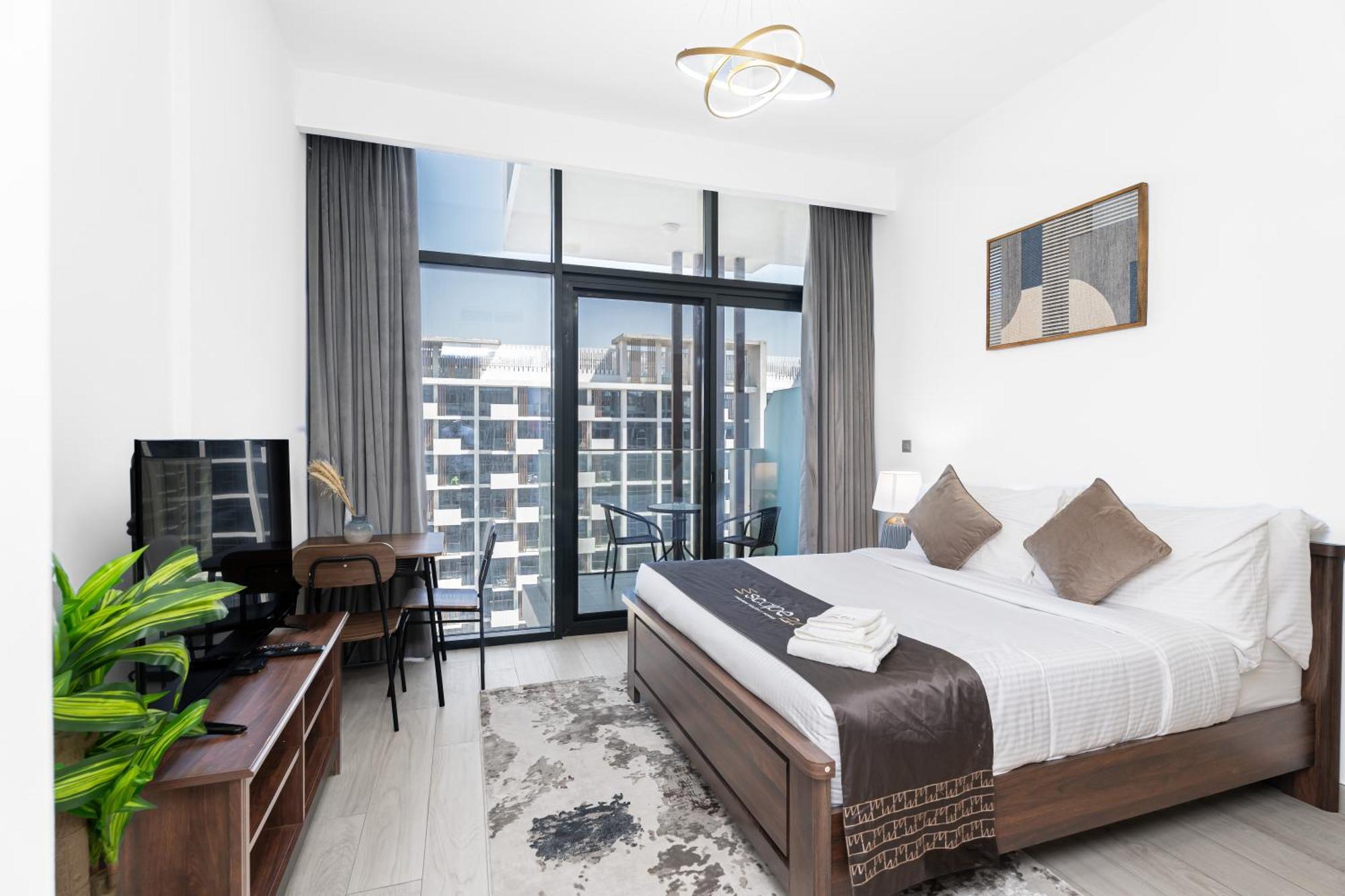 Escape24 Stylish Studio Azizi Riviera 8 Meydan One Дубай Екстериор снимка