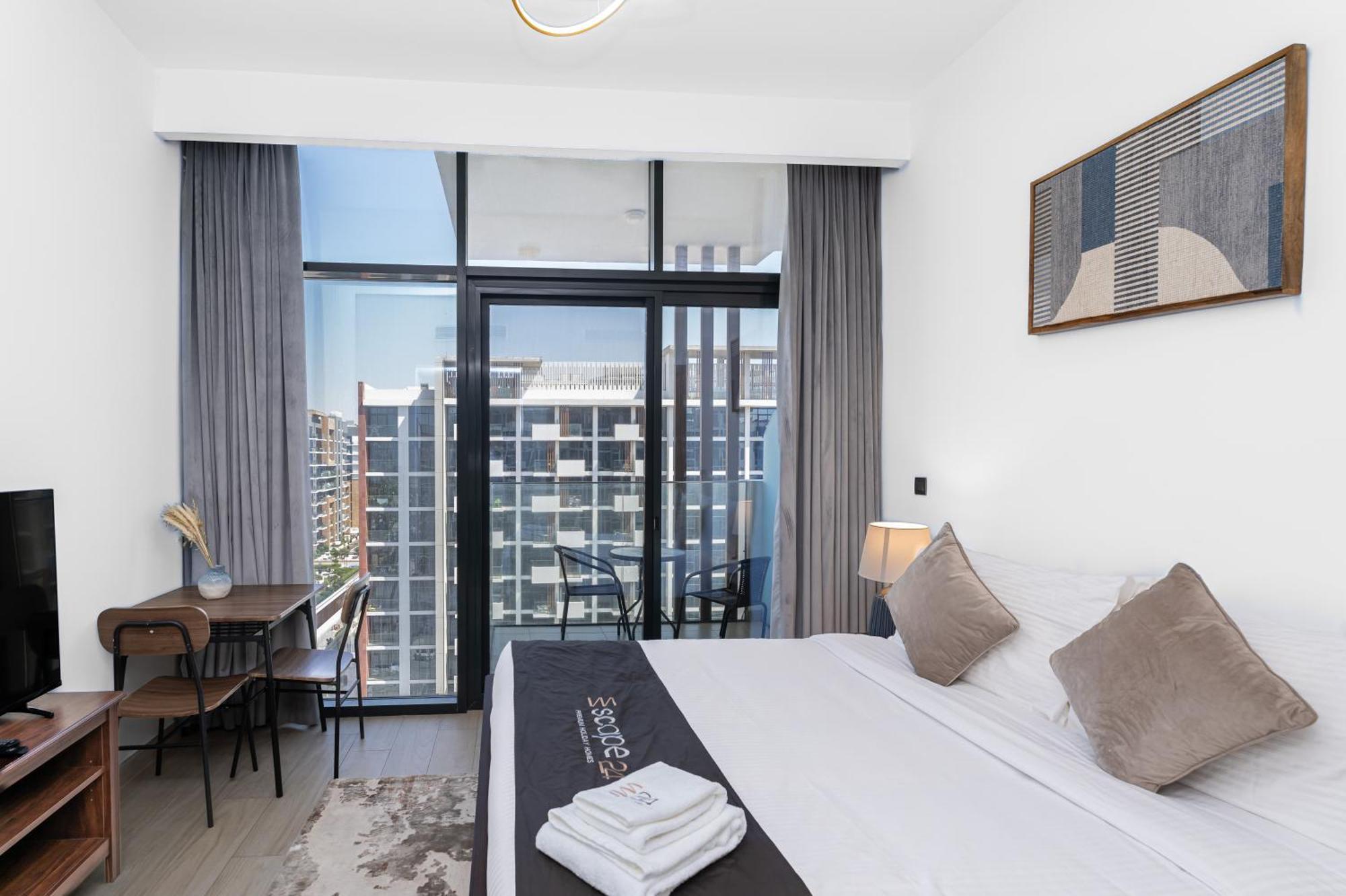 Escape24 Stylish Studio Azizi Riviera 8 Meydan One Дубай Екстериор снимка