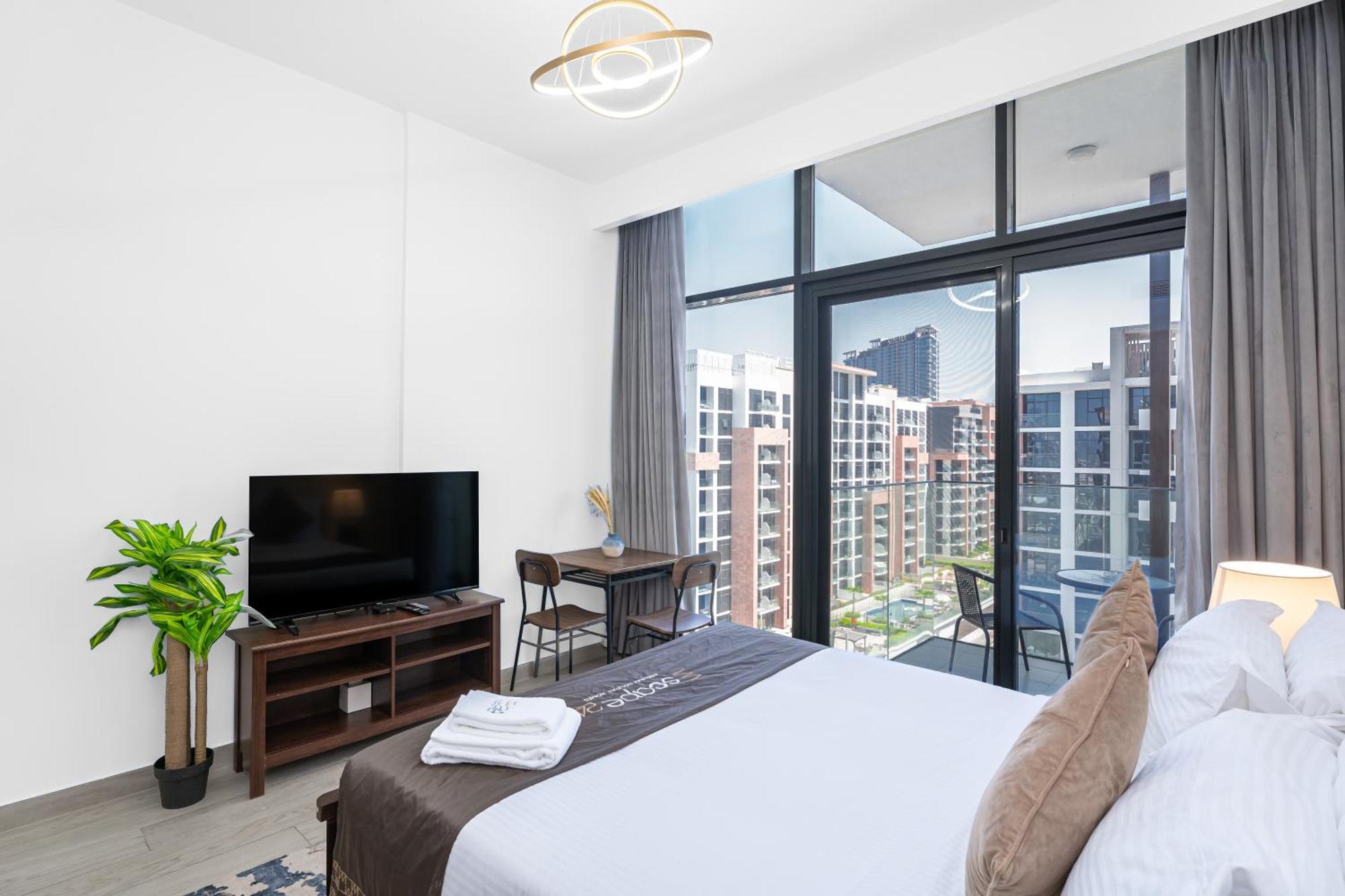 Escape24 Stylish Studio Azizi Riviera 8 Meydan One Дубай Екстериор снимка