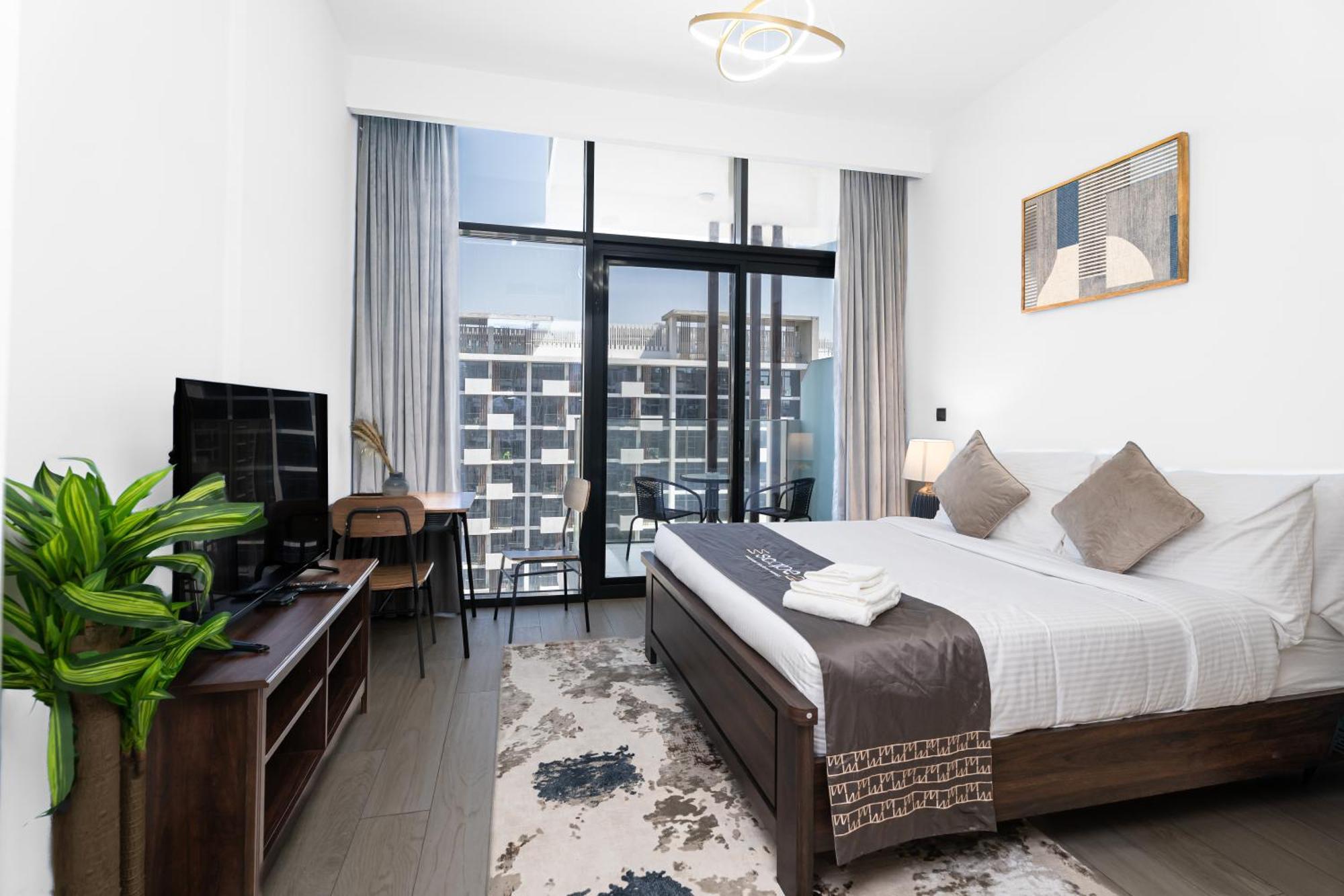 Escape24 Stylish Studio Azizi Riviera 8 Meydan One Дубай Екстериор снимка